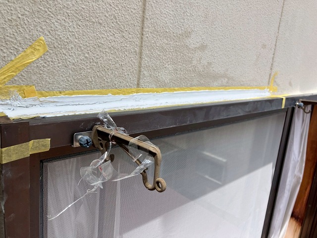 ならし作業後のシーリング